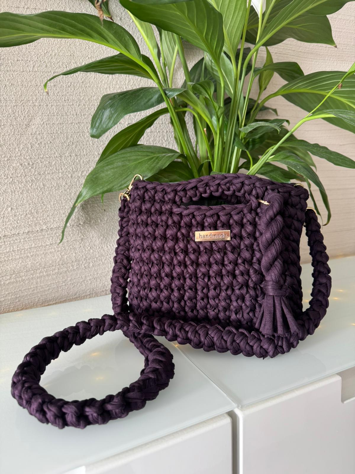 Tasche Aubergine