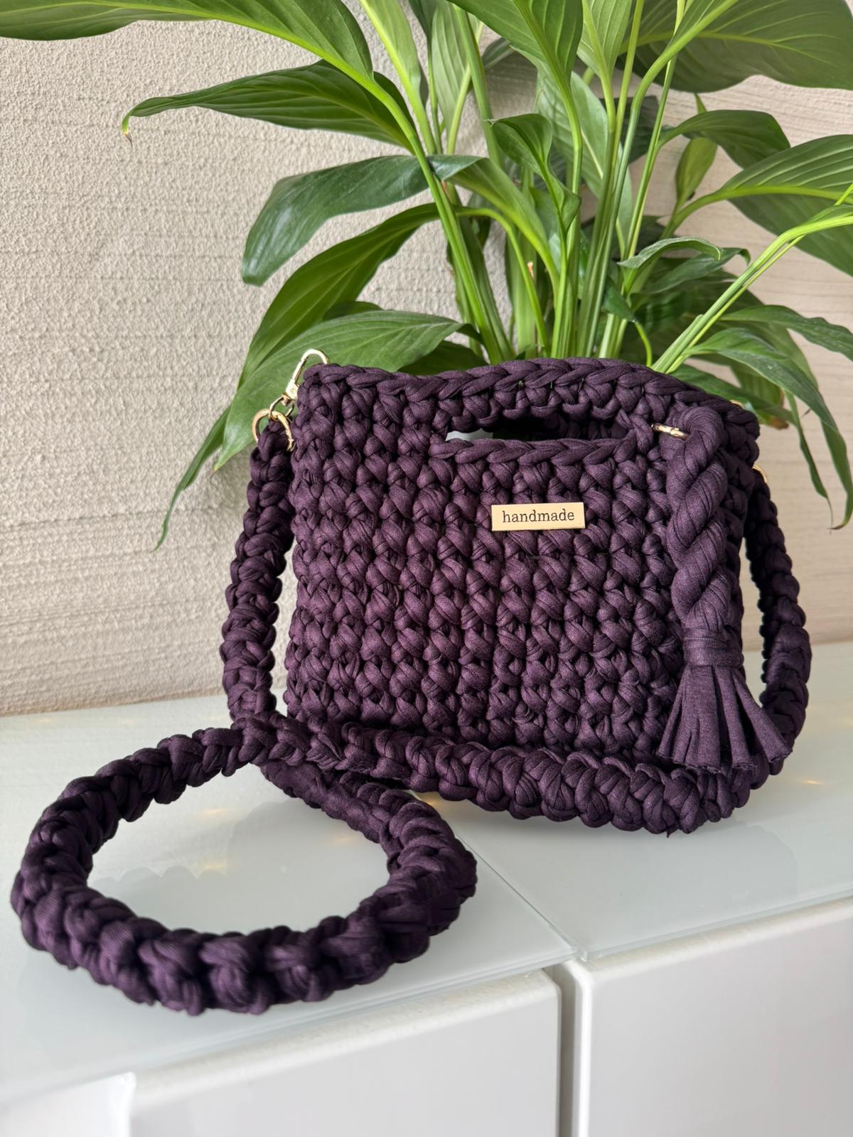 Tasche Aubergine