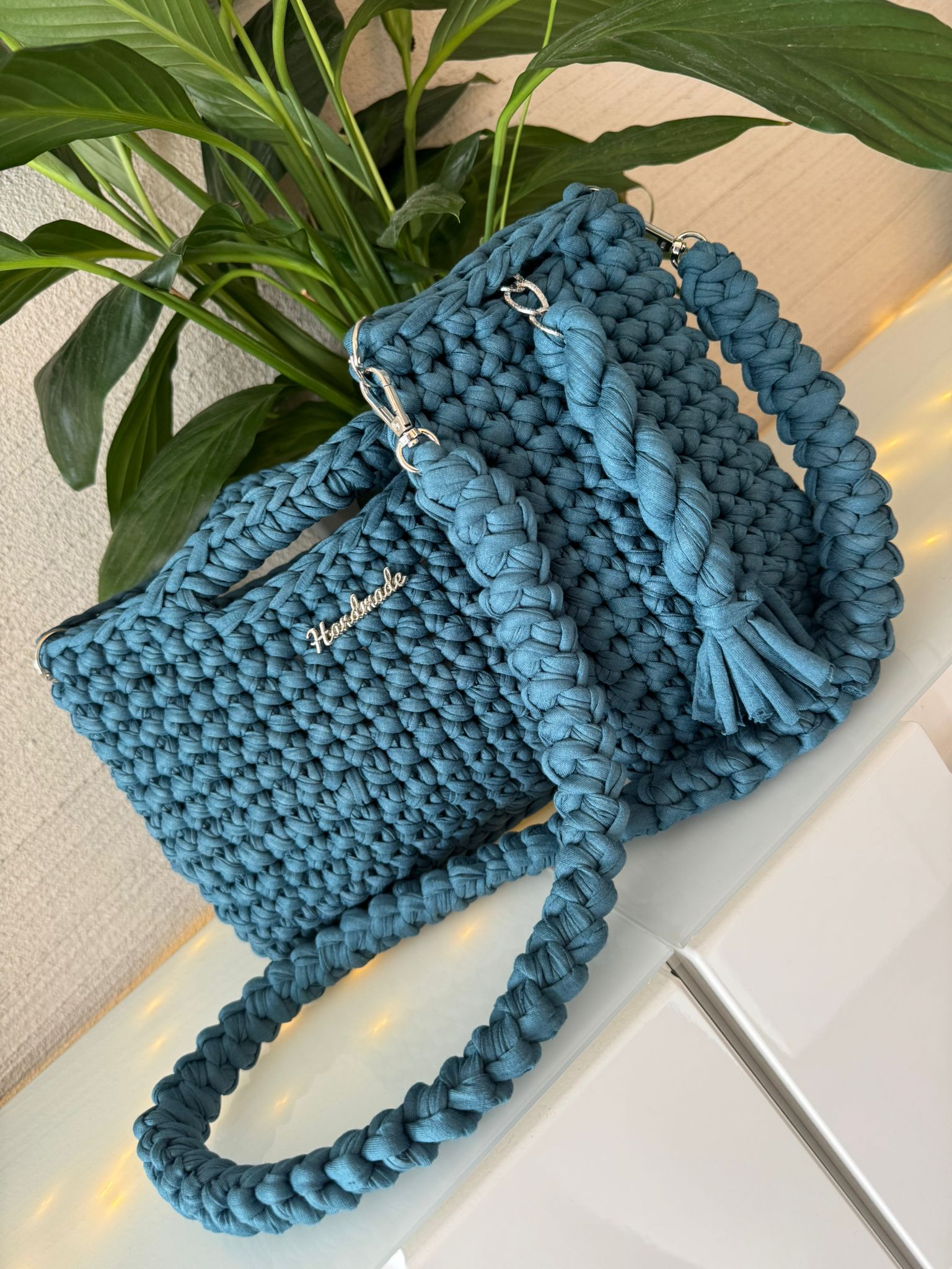Set Blau Silber 4 Teilig