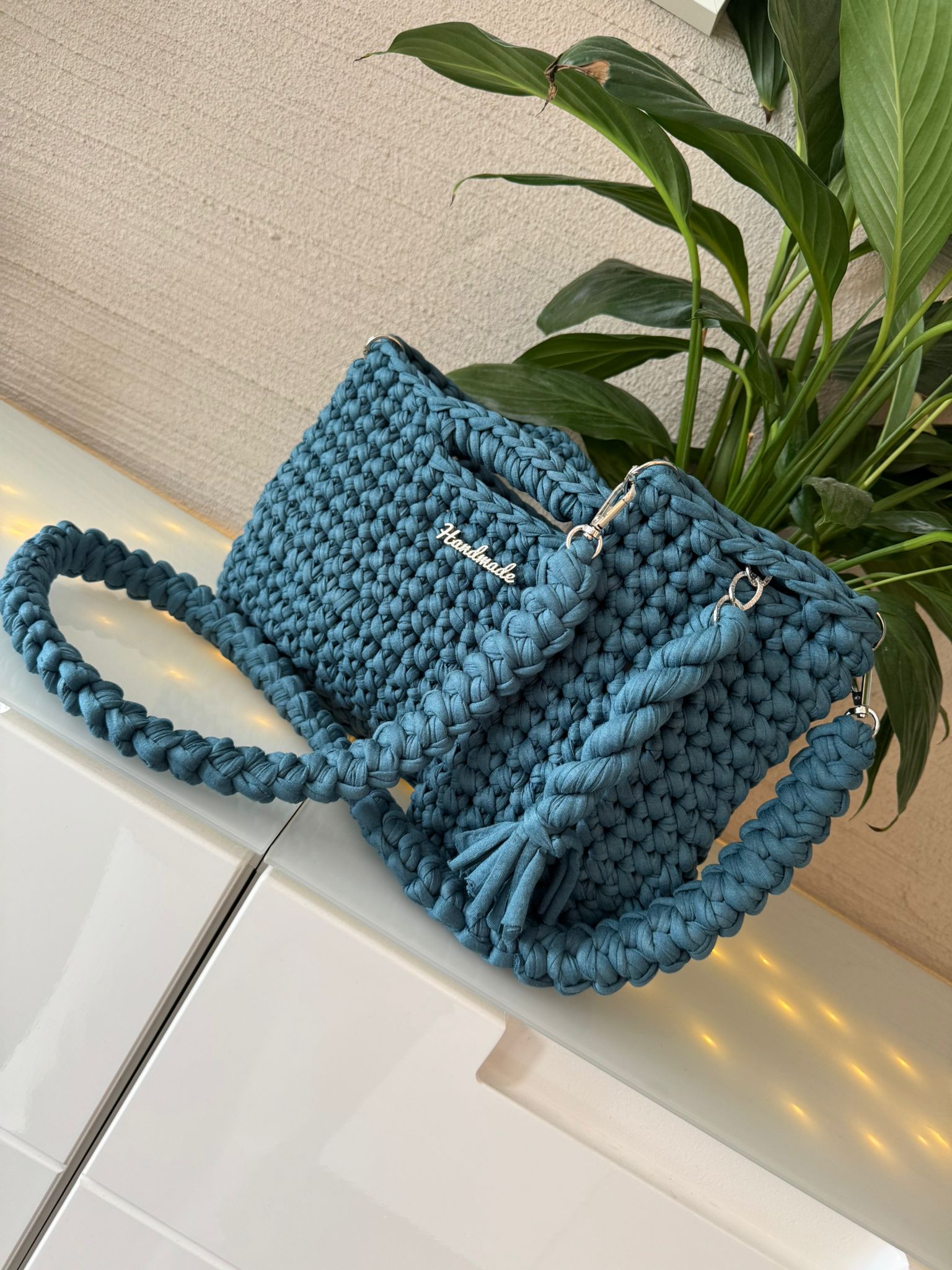 Set Blau Silber 4 Teilig
