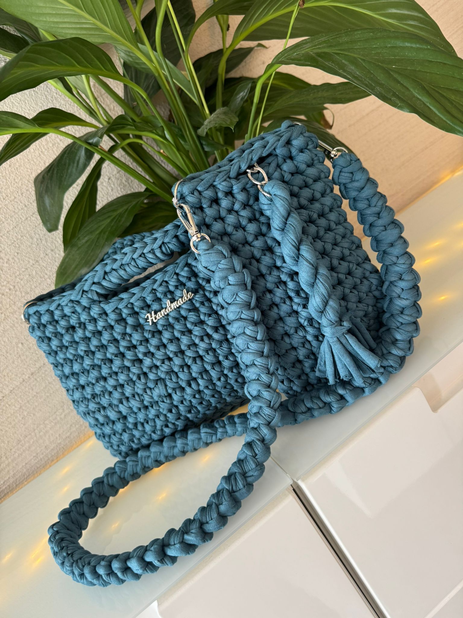Set Blau Silber 4 Teilig
