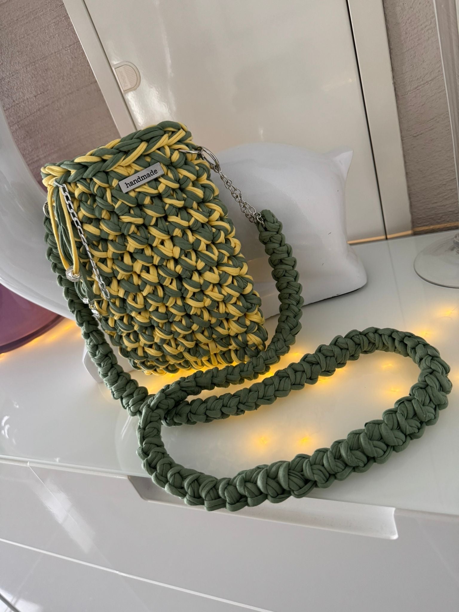 Handytasche Gelb-Grün