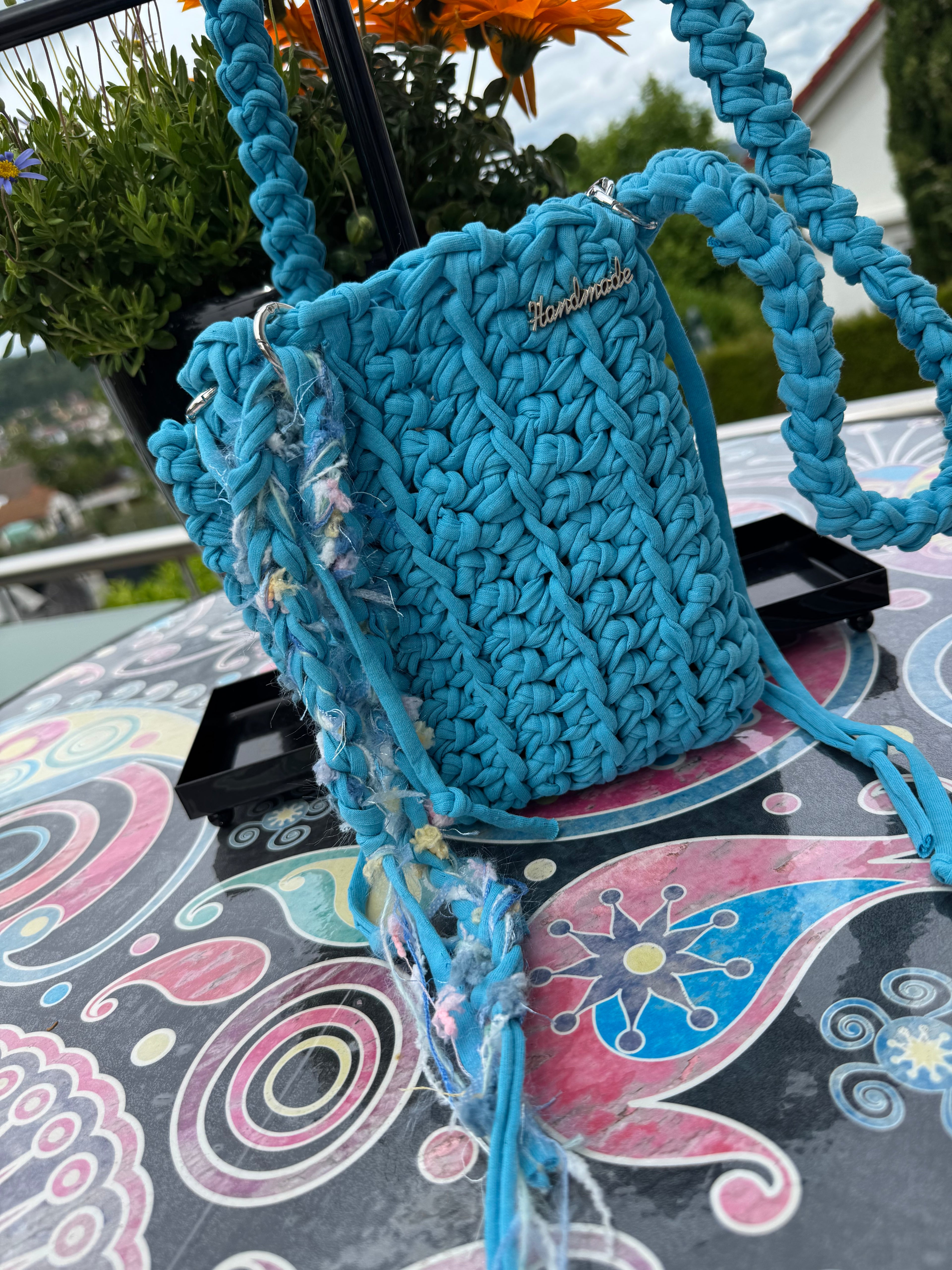 Handytasche Hellblau