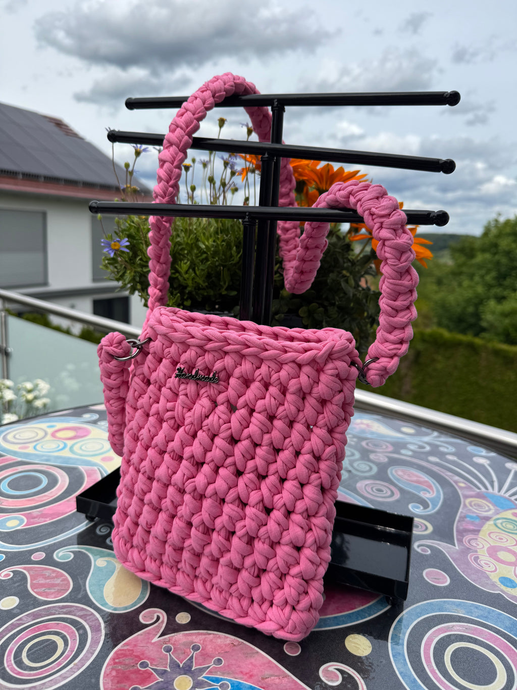 Handytasche mit Kordel