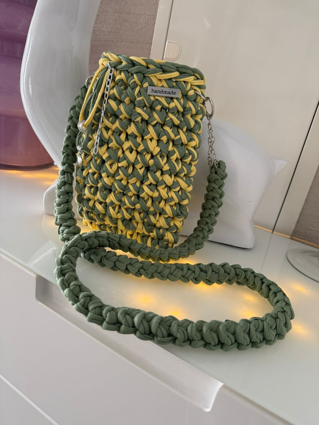 Handytasche Gelb-Grün