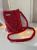 Handytasche Rot-Glitzer