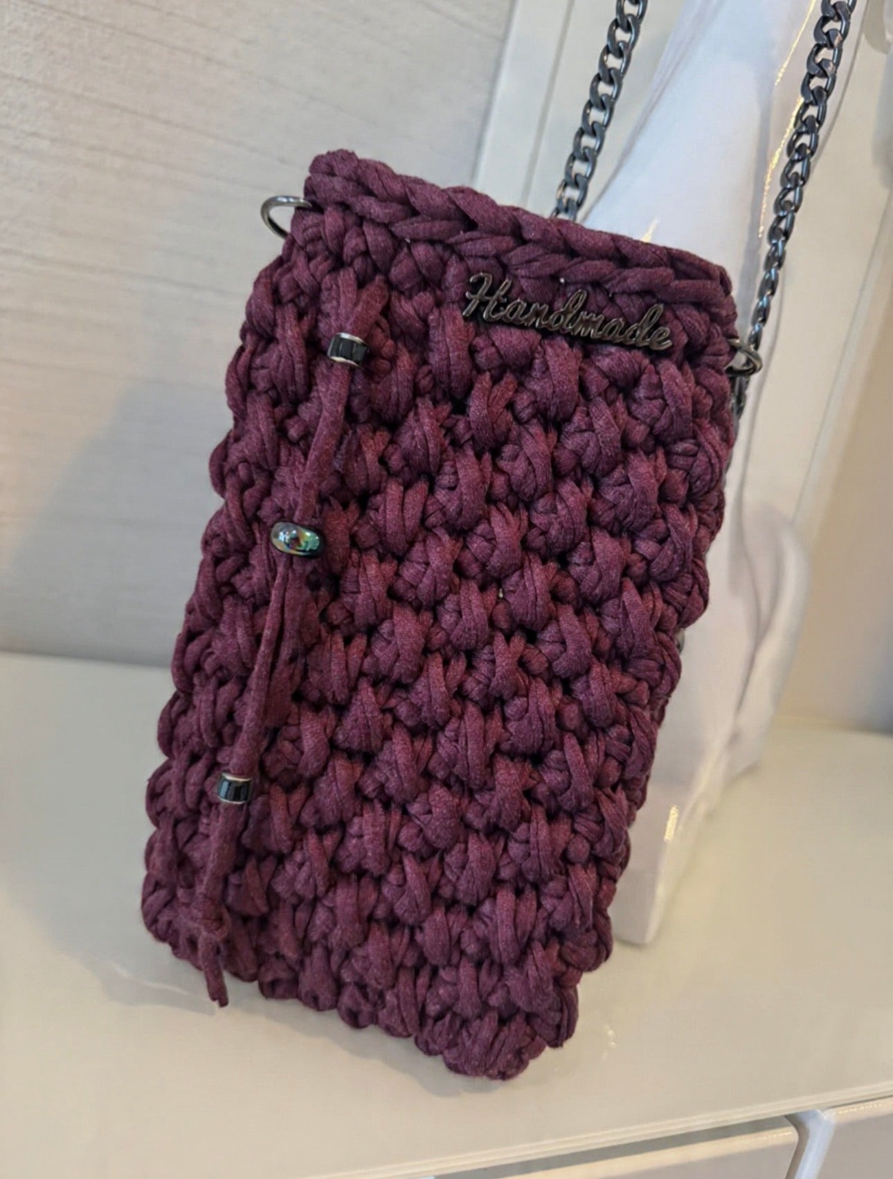 Handy Bag in Bordeaux