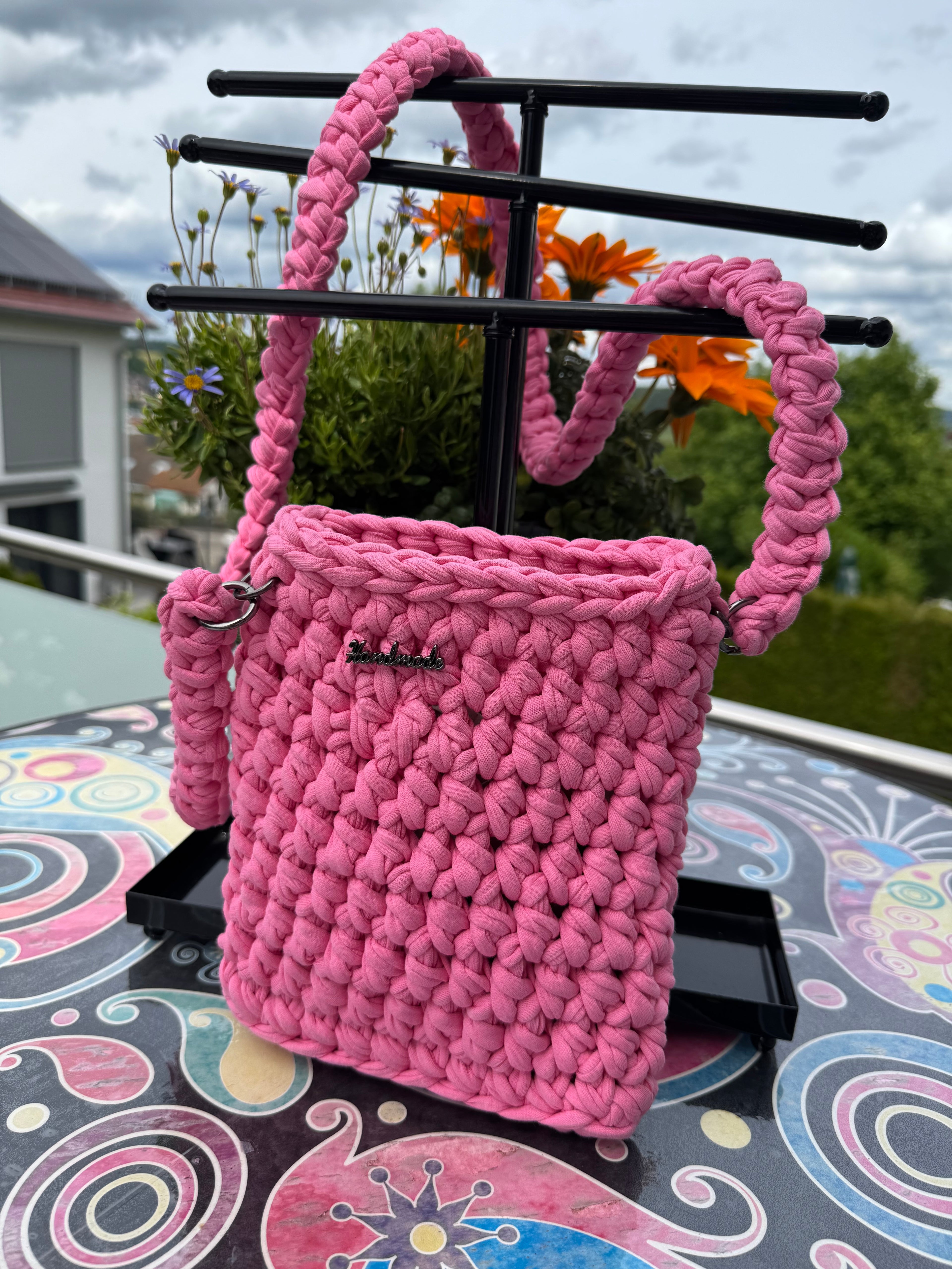 Handytasche mit Kordel