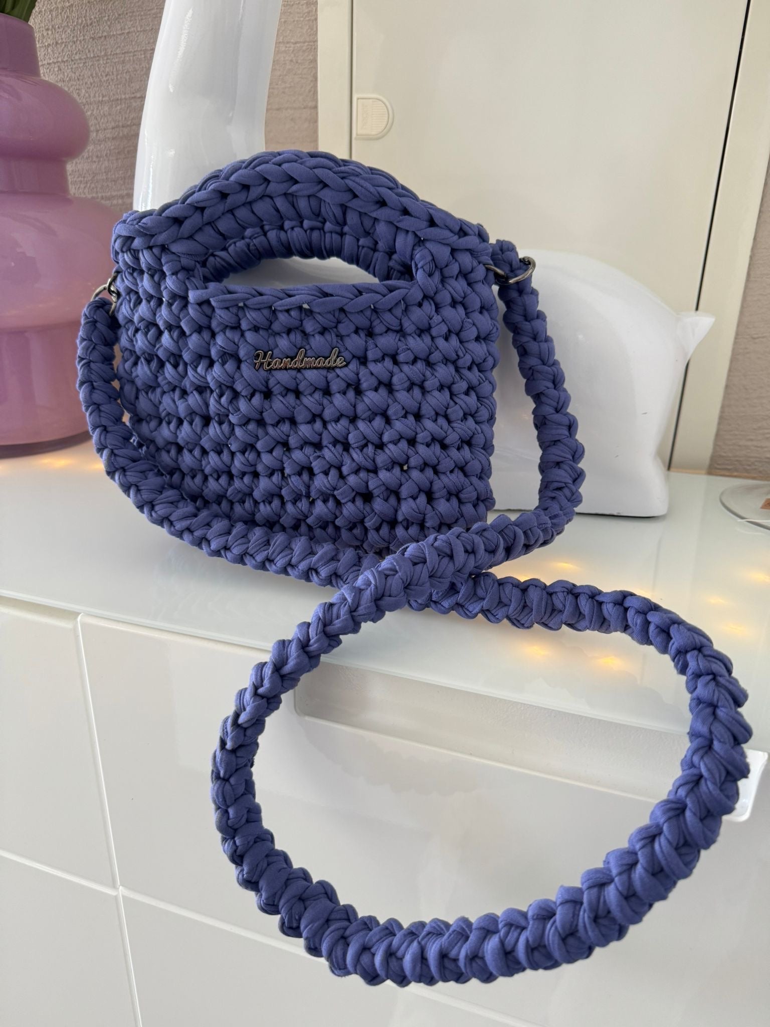 Tasche Blau/Violett