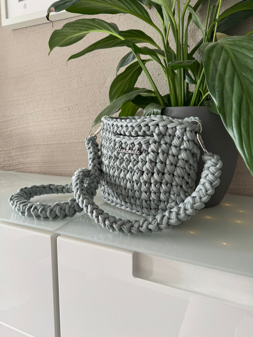 Tasche Blaugrau