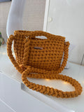 Tasche Orange-Braun