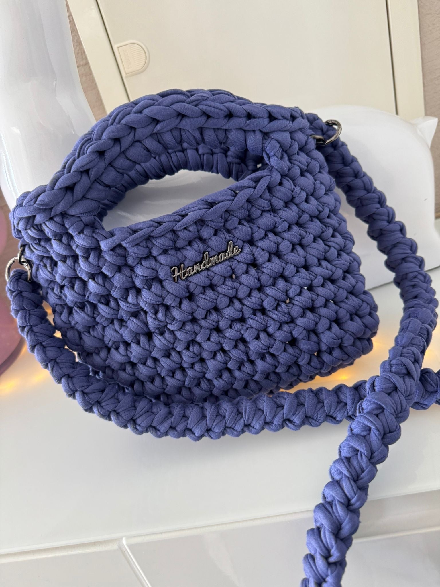 Tasche Blau/Violett