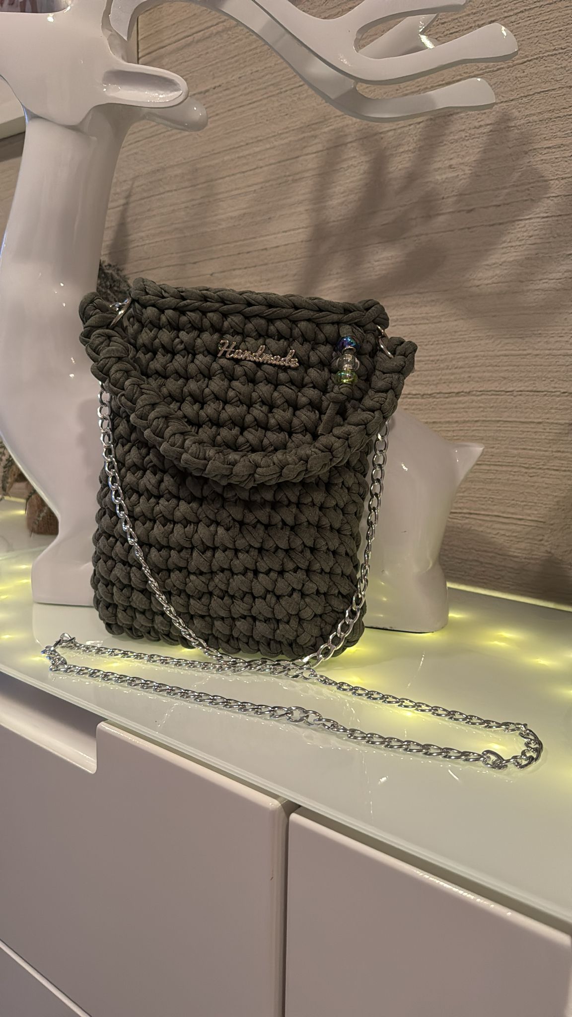 Handytasche Grün Kette