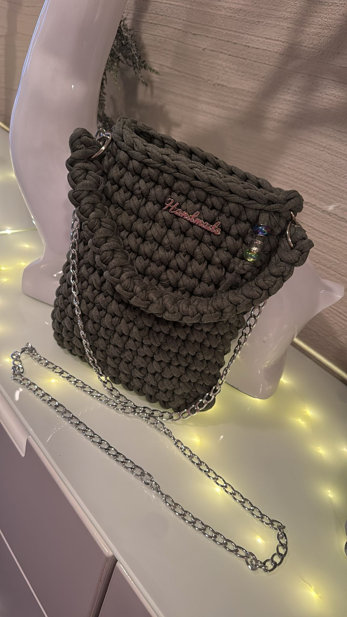 Handytasche Grün Kette