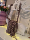 Handytasche Braun Kordel