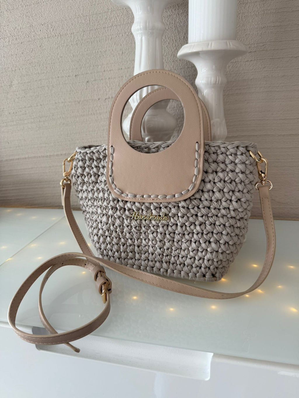 Tasche Creme