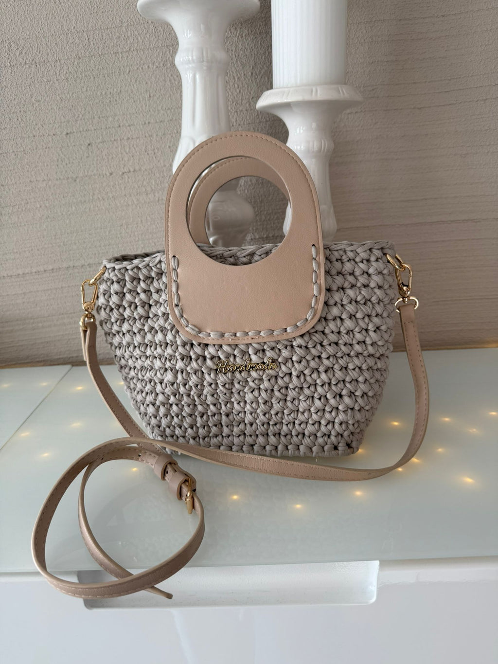 Tasche Creme